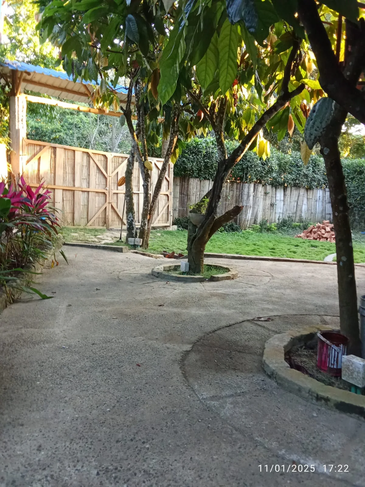 Garden path at Casa Canela