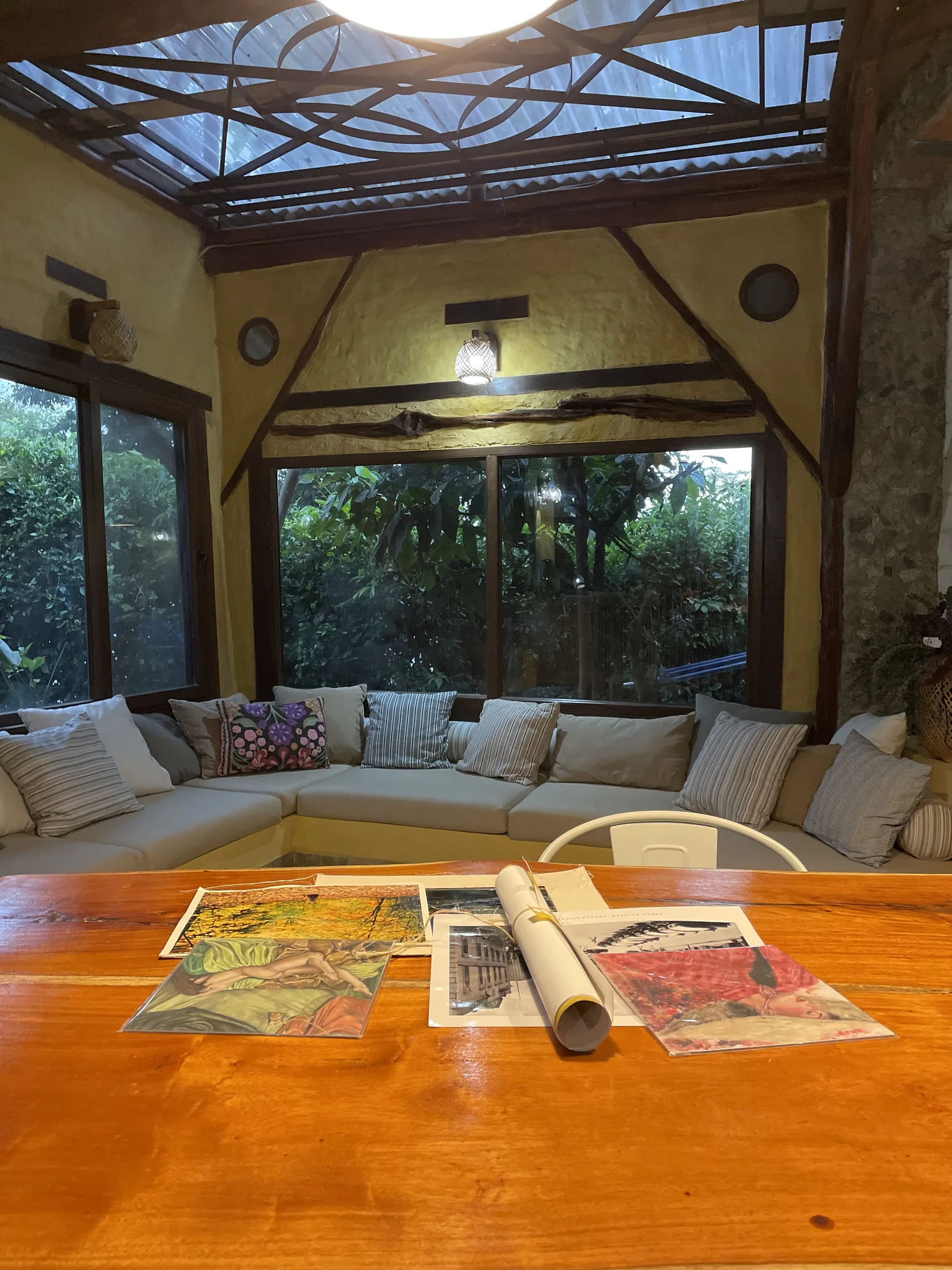 Shared living and dining room